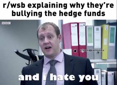 when the Hedgefunds want to know why