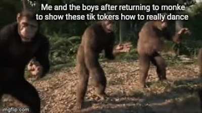 Reject humanity return to monké Reject tik tok return to virginity