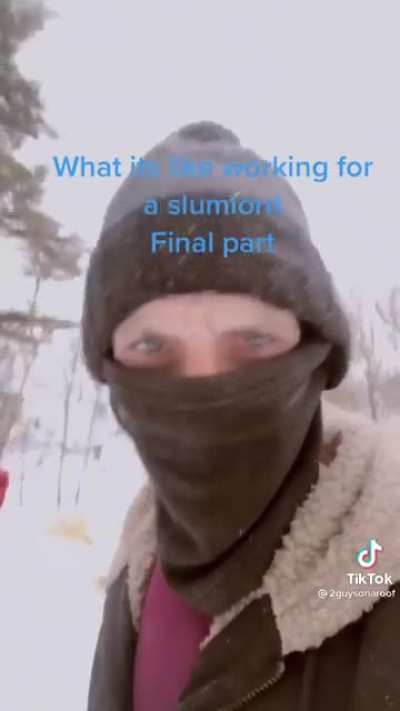 This man does not like his slumlord employer