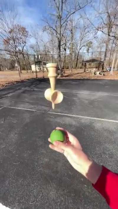 My first time doing this with a kendama