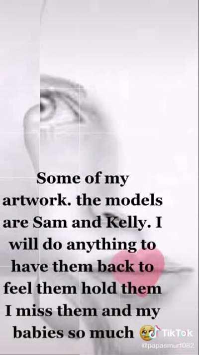This guy lying about drawing images based on his “deceased loved ones”... proof in the comments