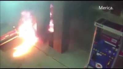 Man tries to kill spider with lighter he ends up lighting his car on fire?