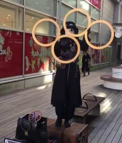 The plague doctor costume sells it