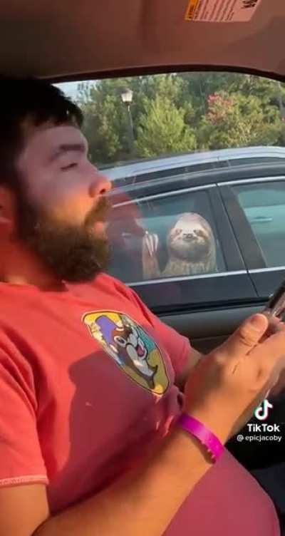 A guy is being checked out by a girl!