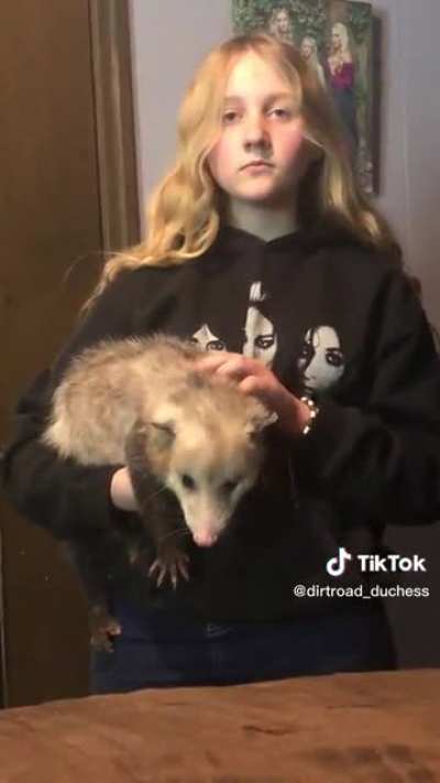 So I grabbed him.