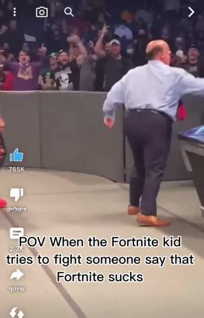 POV Fortnite kid gets roasted