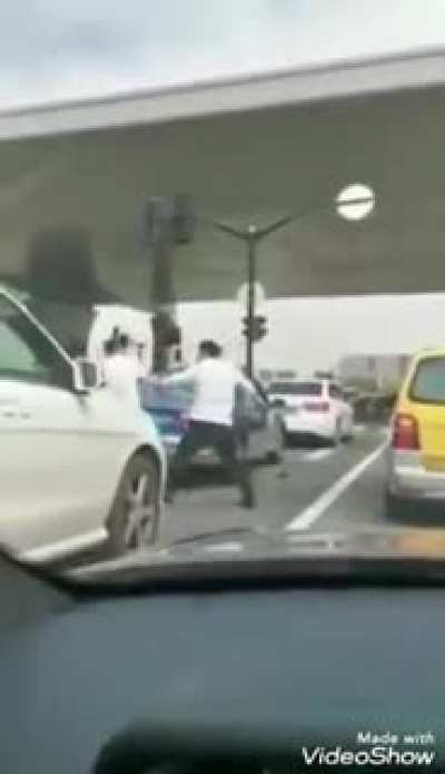 Road rage.