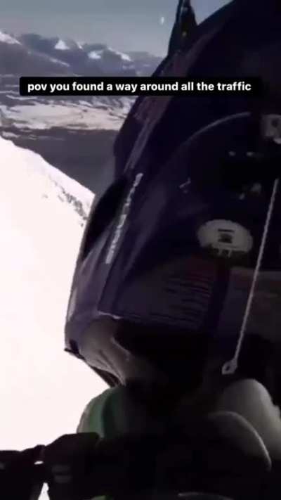 Hopefully he had a parachute