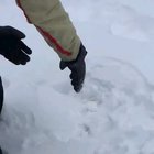 To make a snow angel