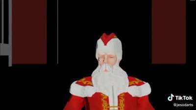 Christmas Santa vs Thanksgiving Turkey/ Santa's Lesson.