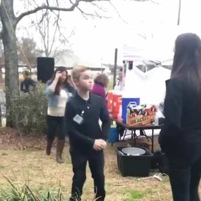 To impress her with his moves