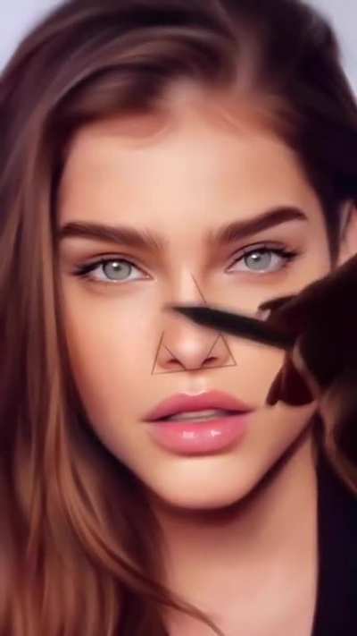Drawing a realistic nose