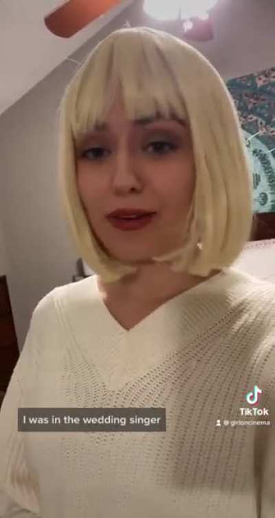 My 90’s Drew Barrymore impression