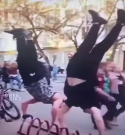 Working out in public…