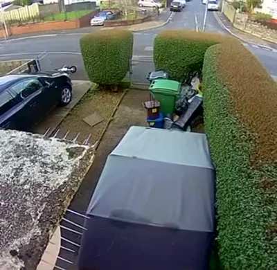 WCGW going down a hill on a bike with no brakes.