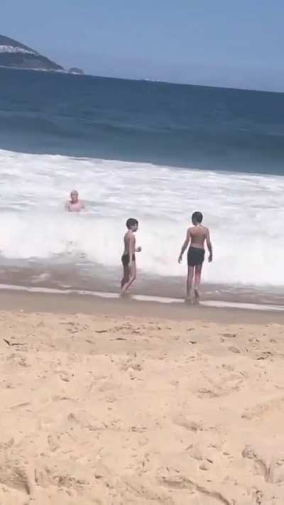He threw the "Shit" grenade right at him