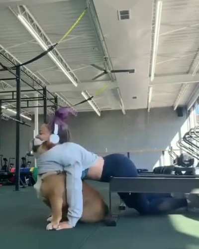 She falling? Looking for snacks?? Need help? Ok! I help!!