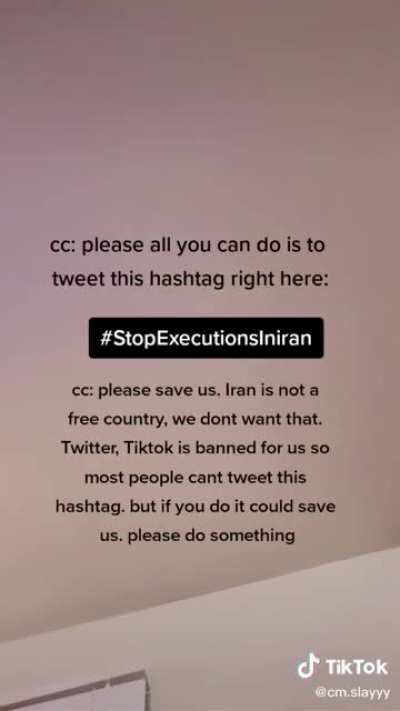 I thought I should share this about a situation I’m Iran .