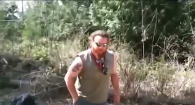 tossing a brick