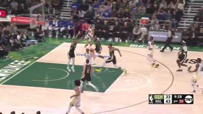 [Highlight] Giannis gets the nasty chase-down block on Donte DiVincenzo's layup attempt