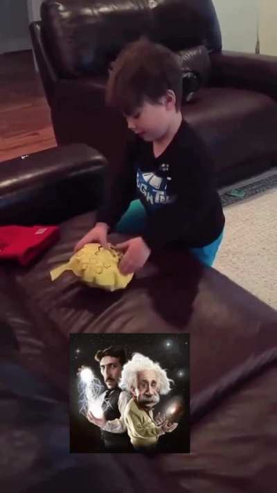kid tries to sit on a whoopie cushion