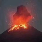 The infamous Krakatoa volcano in Indonesia just erupted. In 1883, it killed 36K people & spread ash all the way into Europe.