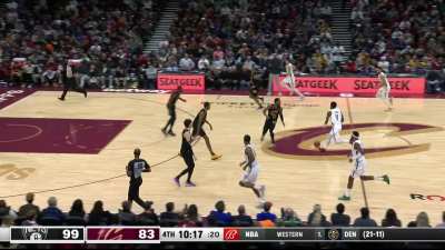 [Highlight] Kyrie with a heat check forces a Cleveland timeout
