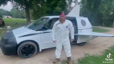 Redneck rocket ship