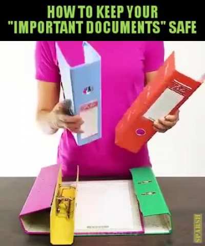 How to keep your important documents safe.