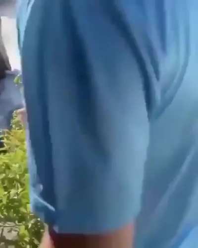 She was about to jump ?