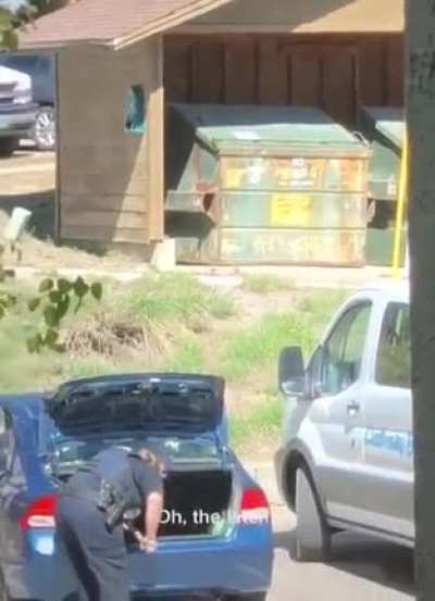 What are they doing with the car?