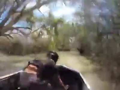 ?Aussie-style swamp drifting?