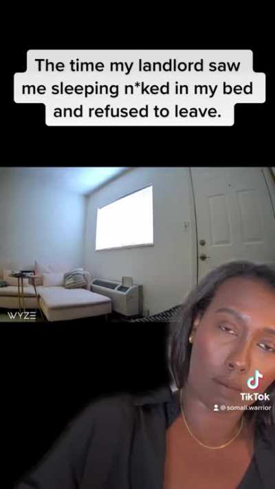 I guess a naked tenant asking you to leave is not enough these days. Please help me get traction on TikTok. ??