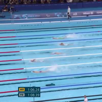 Paralympics Men’s 100 m finish