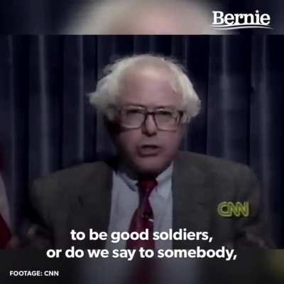 Sanders defended gay rights back in 1993 [16 years before "Don't Ask, Don't Tell" ended]