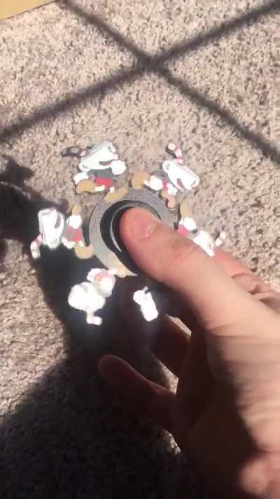 Fidget spinner "animation" (Cuphead)