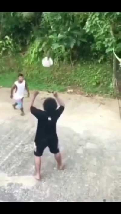 He scores in his own style