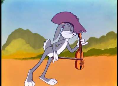 Bugs Bunny leads a square dance in a 1950 "Looney Tunes" short