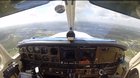 Bird strike in a single prop airplane equals a shattered windscreen