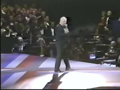 Roast master Don Rickles takes on Ronald Reagan at his second inauguration (Jan '85)?