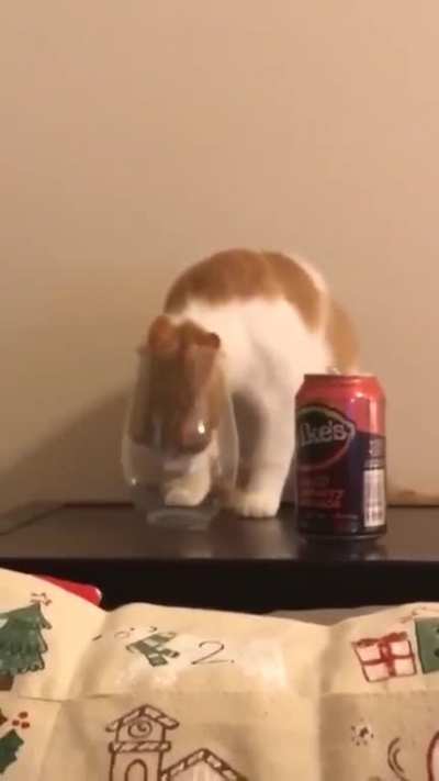 Toss the glass