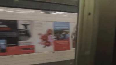 Late for the train.