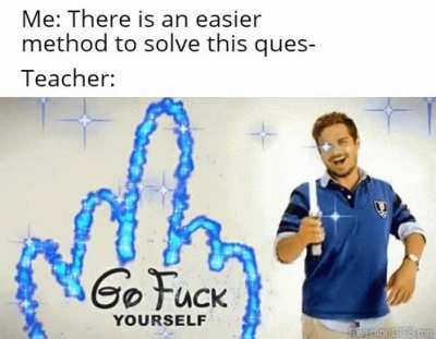 But doing it this way is easier...