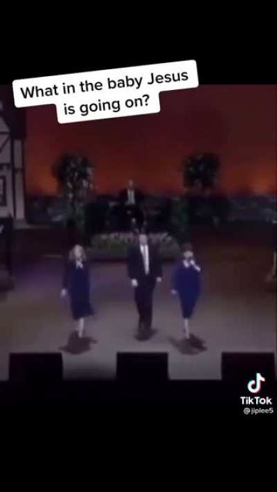 He must be the Beyoncé of this gospel group ?