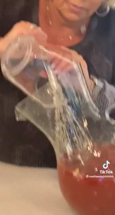 I think she meant two cups