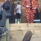Mr. Pumpkins moves