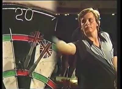 In 1984, John Lowe Achieved the First Ever Nine-Dart Finish in Televised History