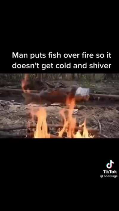 I mean… at least the fish is warm