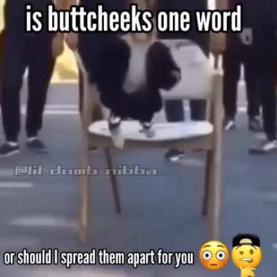 Come let me spread them then ?