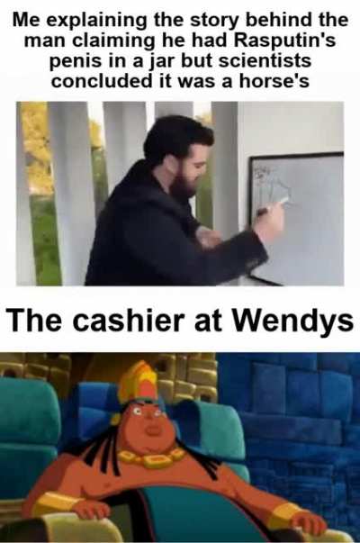 Wait, did Rasputin ???????? have a 9-inch dong?